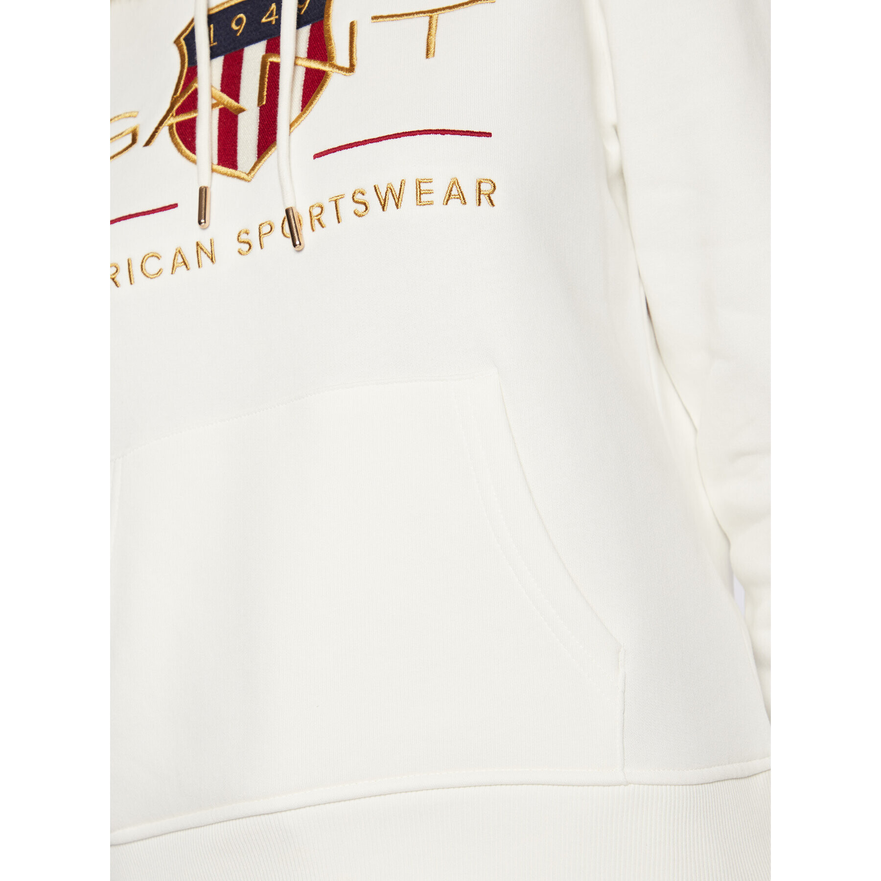 Gant Суитшърт Archive Shield 4204690 Бял Regular Fit - Pepit.bg