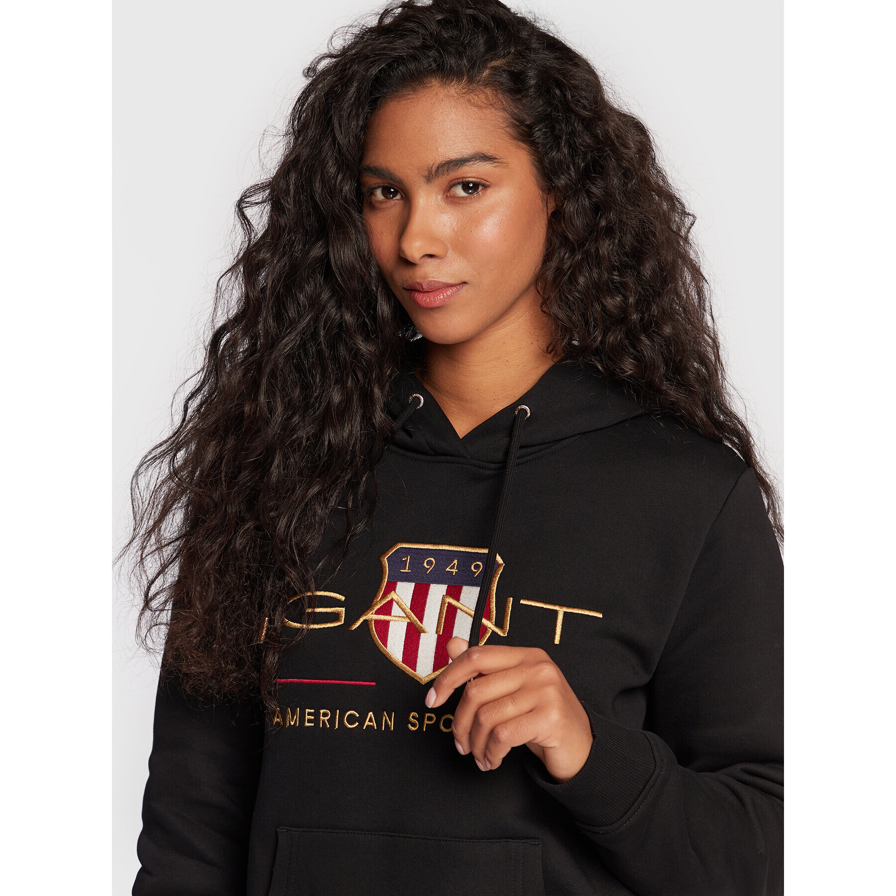 Gant Суитшърт Archive Shield 4204690 Черен Regular Fit - Pepit.bg