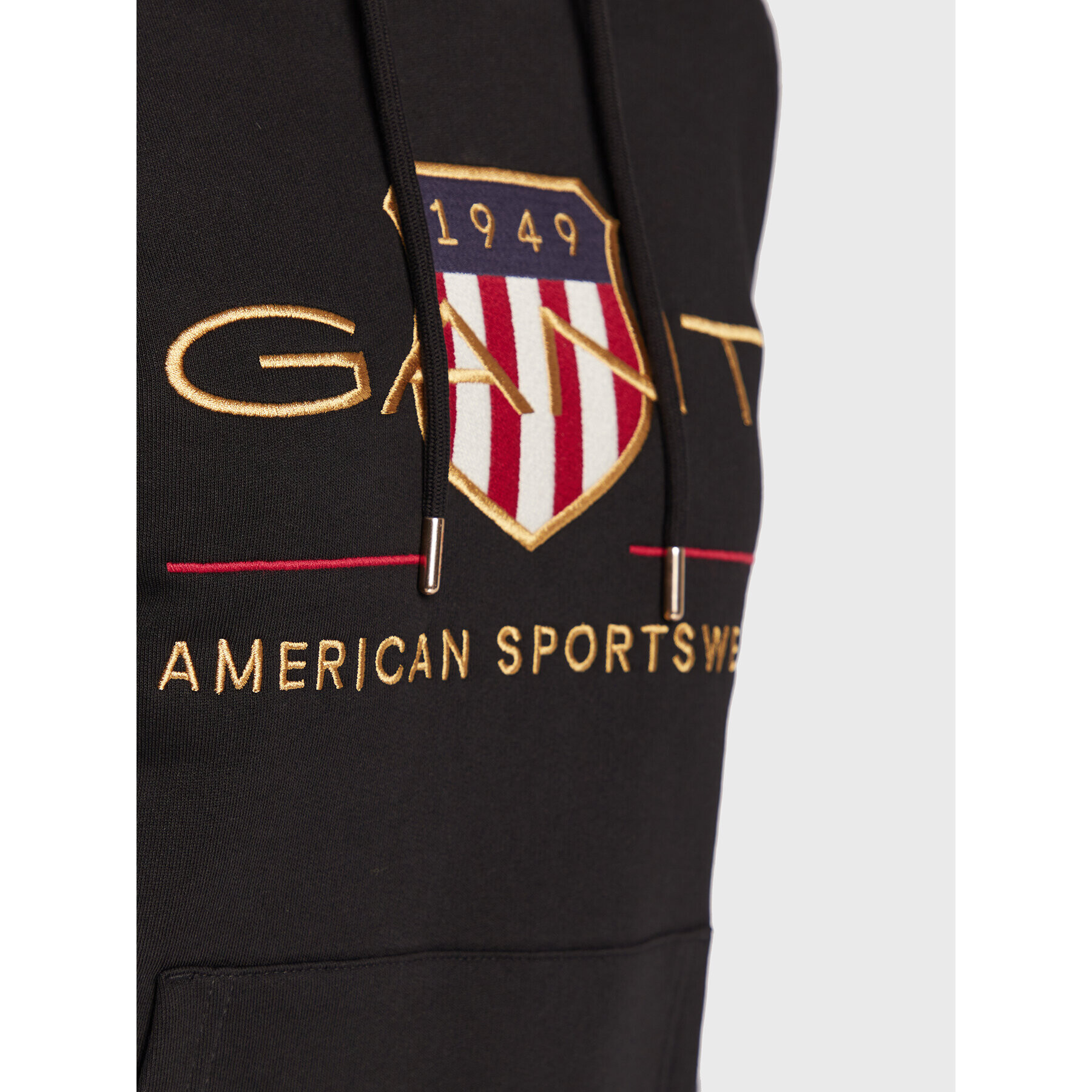 Gant Суитшърт Archive Shield 4204690 Черен Regular Fit - Pepit.bg