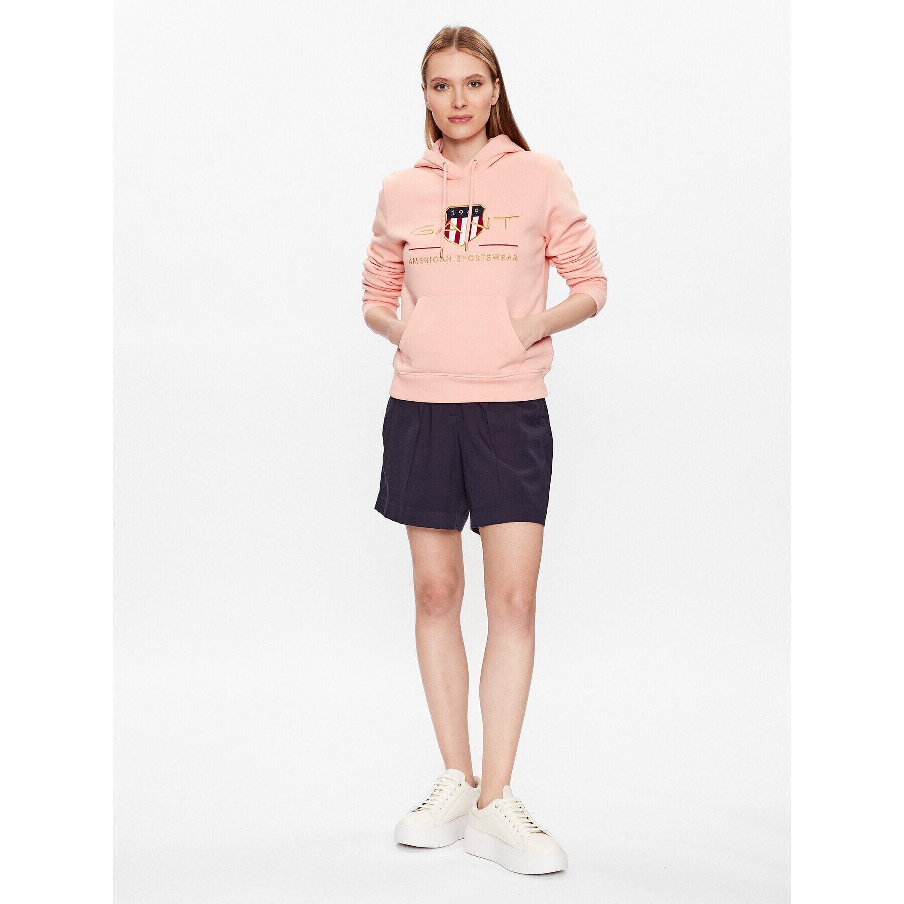 Gant Суитшърт Archive Shield 4204690 Оранжев Regular Fit - Pepit.bg