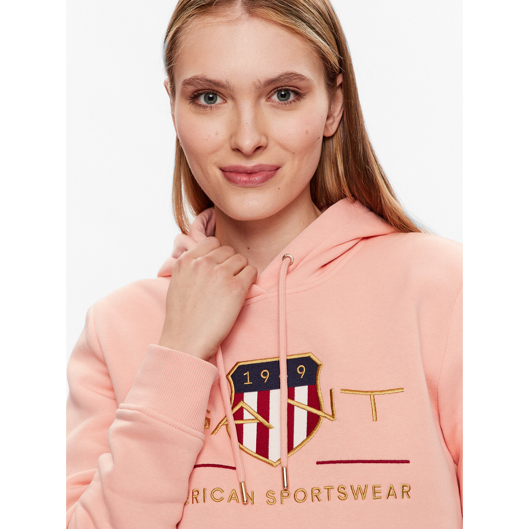 Gant Суитшърт Archive Shield 4204690 Оранжев Regular Fit - Pepit.bg