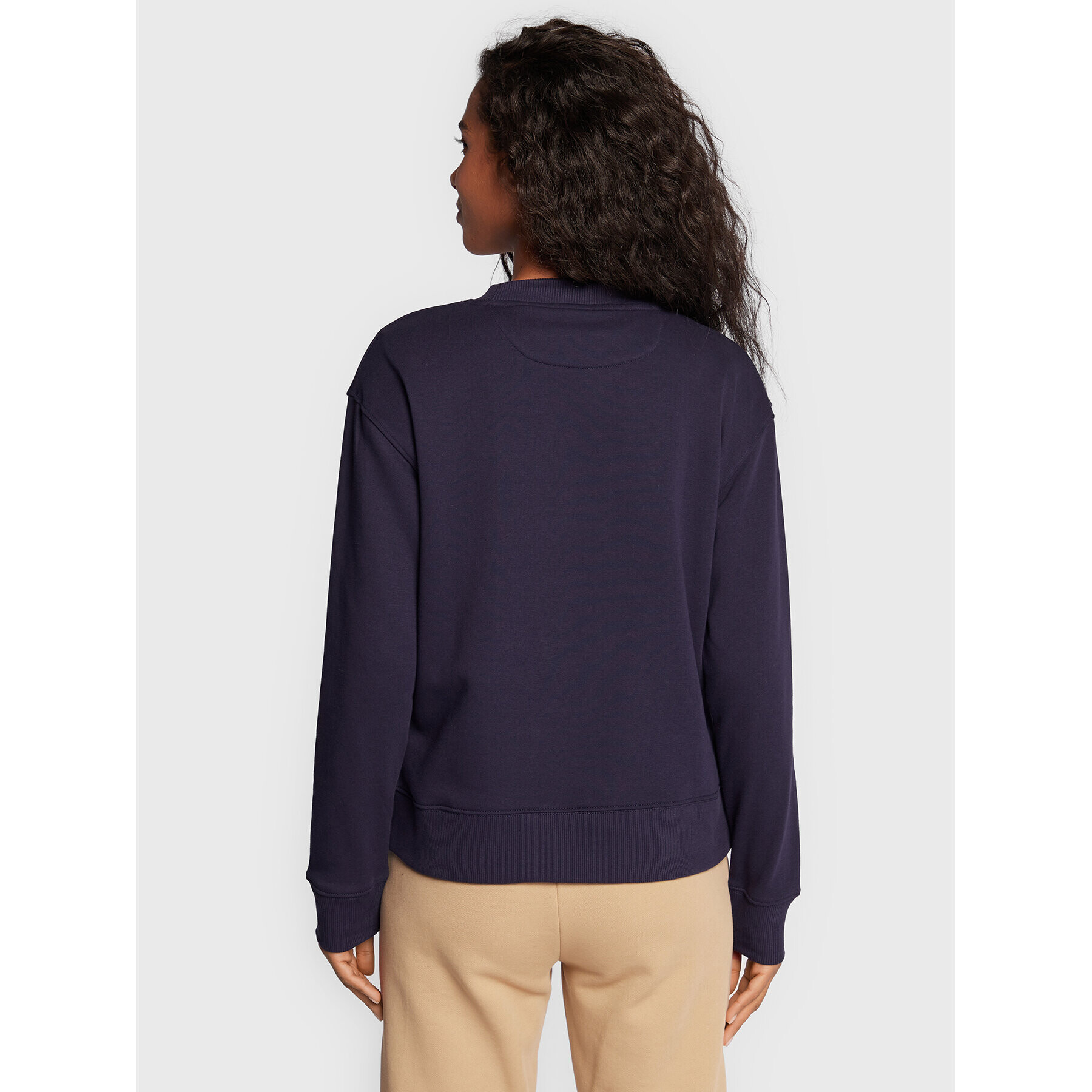 Gant Суитшърт Crest Shield 4203666 Тъмносин Regular Fit - Pepit.bg