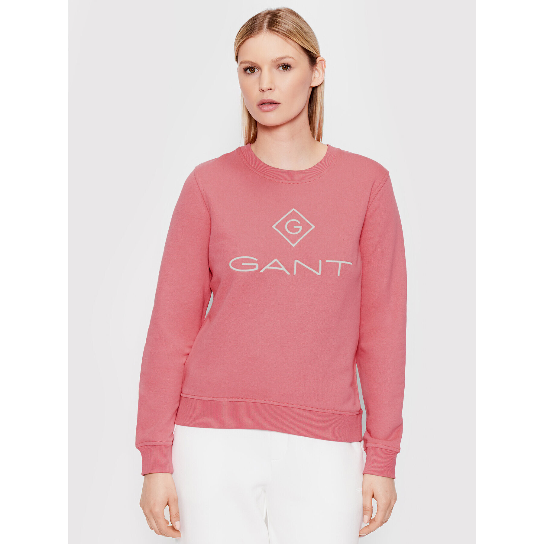 Gant Суитшърт Lock Up 4204680 Розов Regular Fit - Pepit.bg