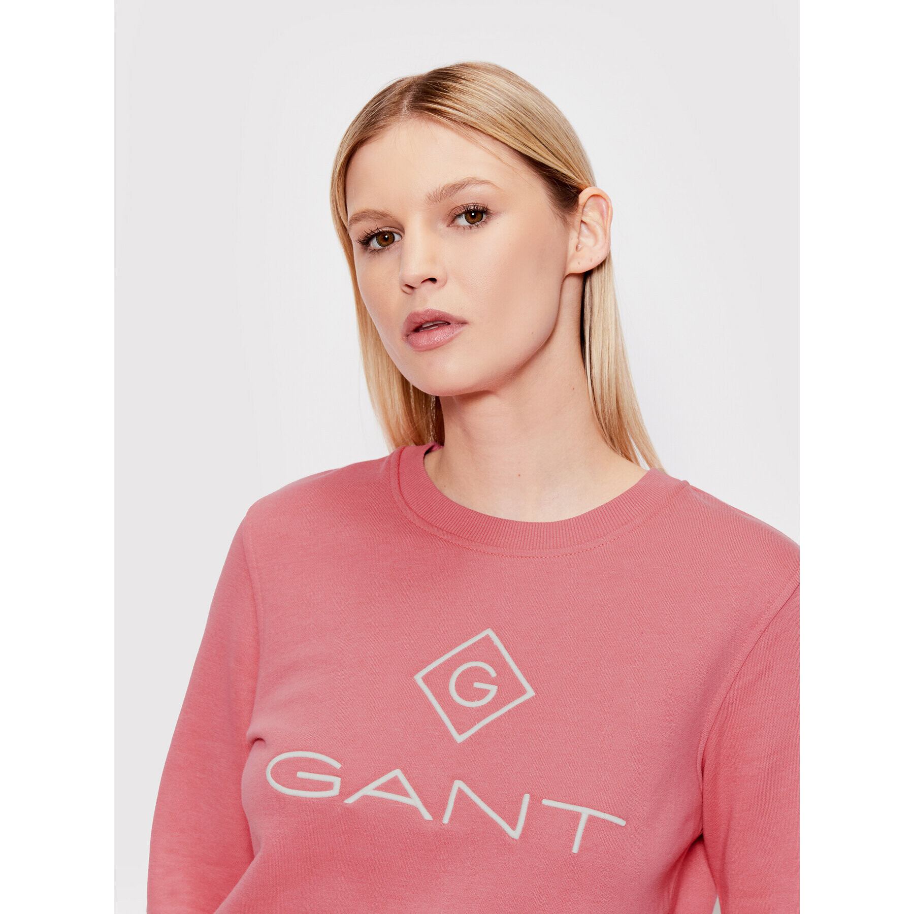 Gant Суитшърт Lock Up 4204680 Розов Regular Fit - Pepit.bg