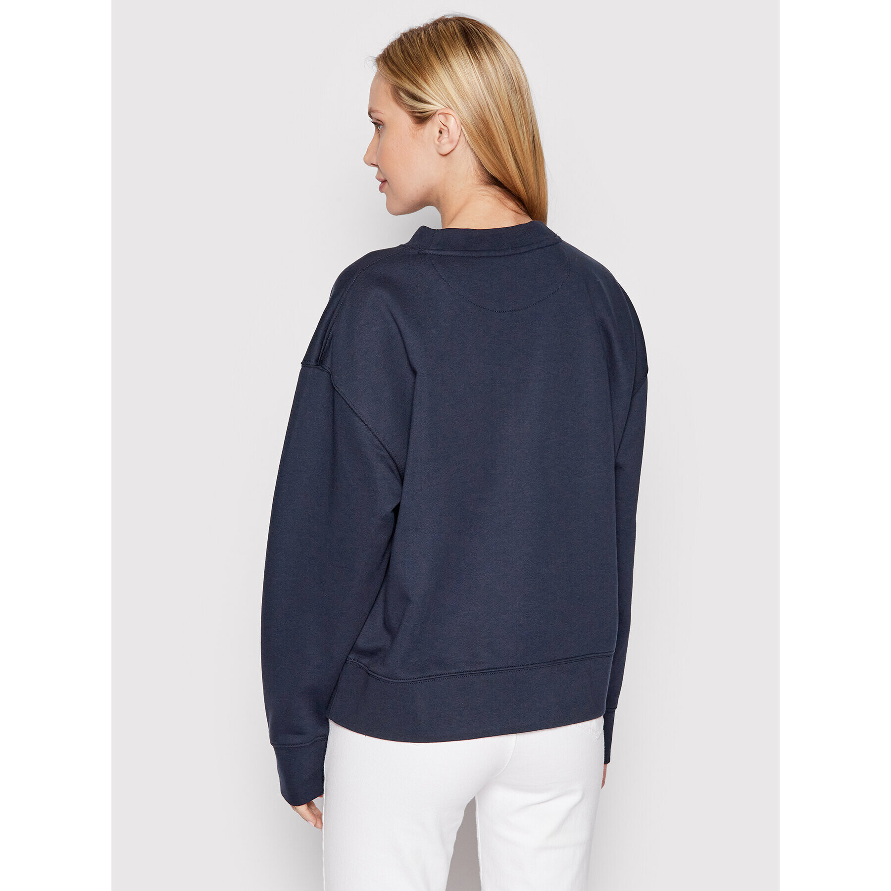 Gant Суитшърт Logo 4200641 Тъмносин Regular Fit - Pepit.bg