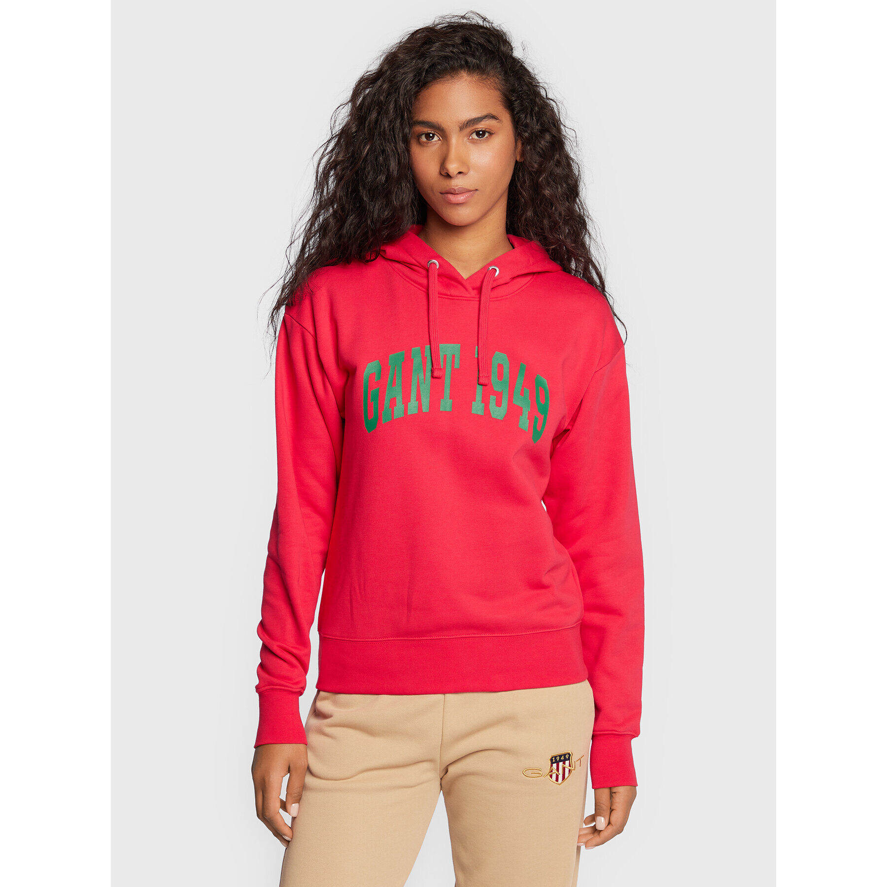 Gant Суитшърт Logo 4200661 Розов Regular Fit - Pepit.bg