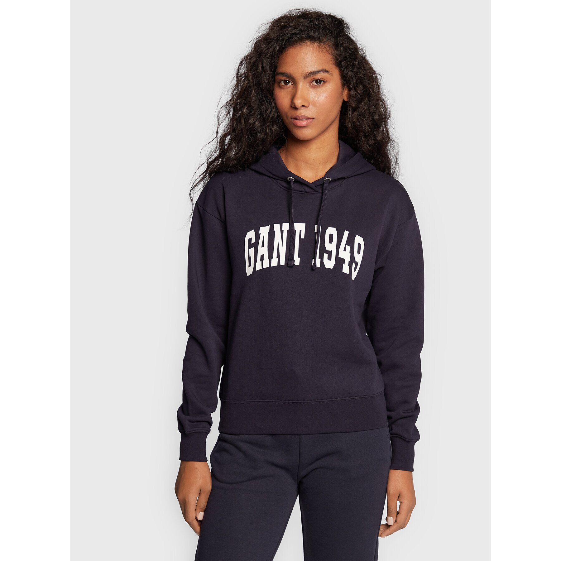 Gant Суитшърт Logo 4200661 Тъмносин Regular Fit - Pepit.bg
