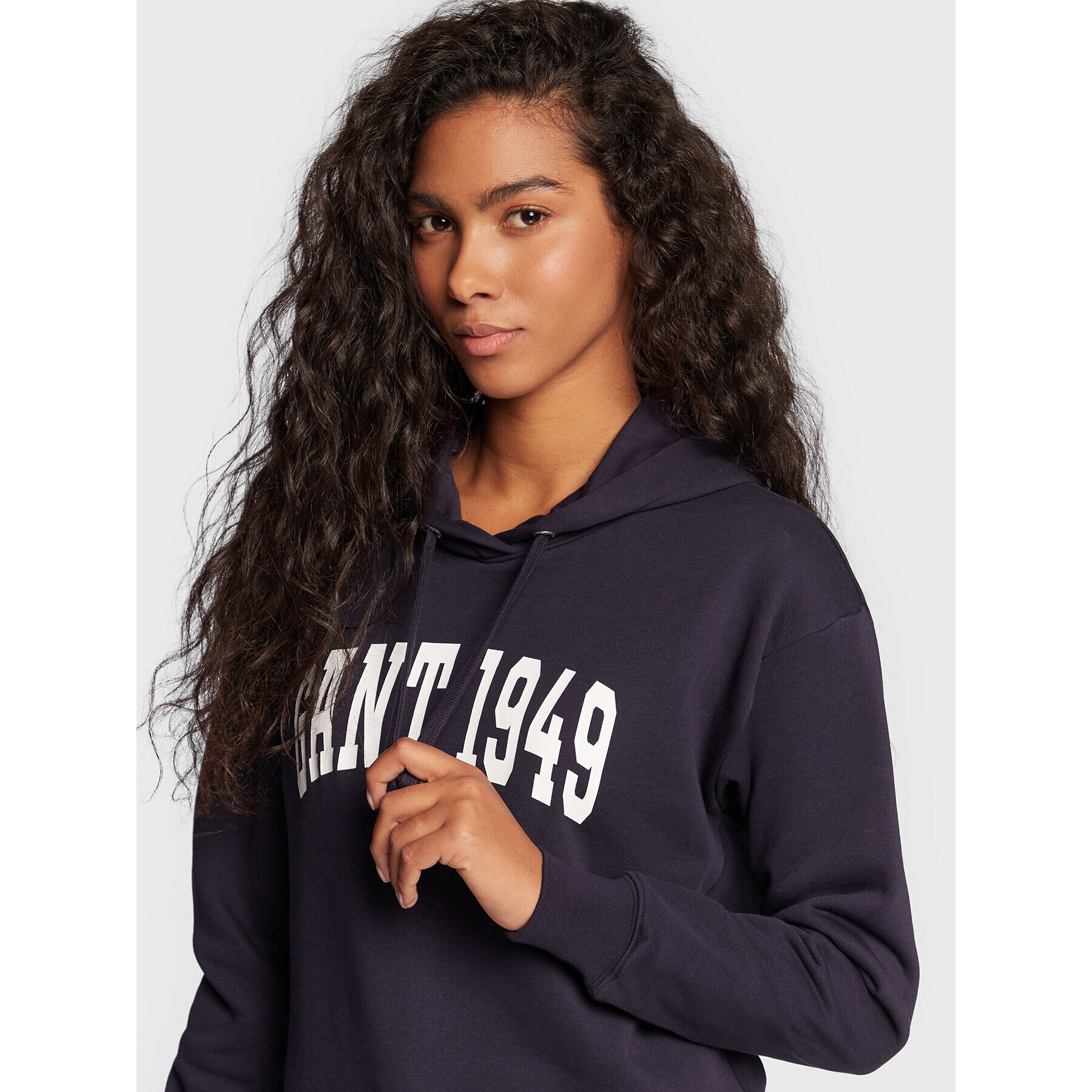 Gant Суитшърт Logo 4200661 Тъмносин Regular Fit - Pepit.bg