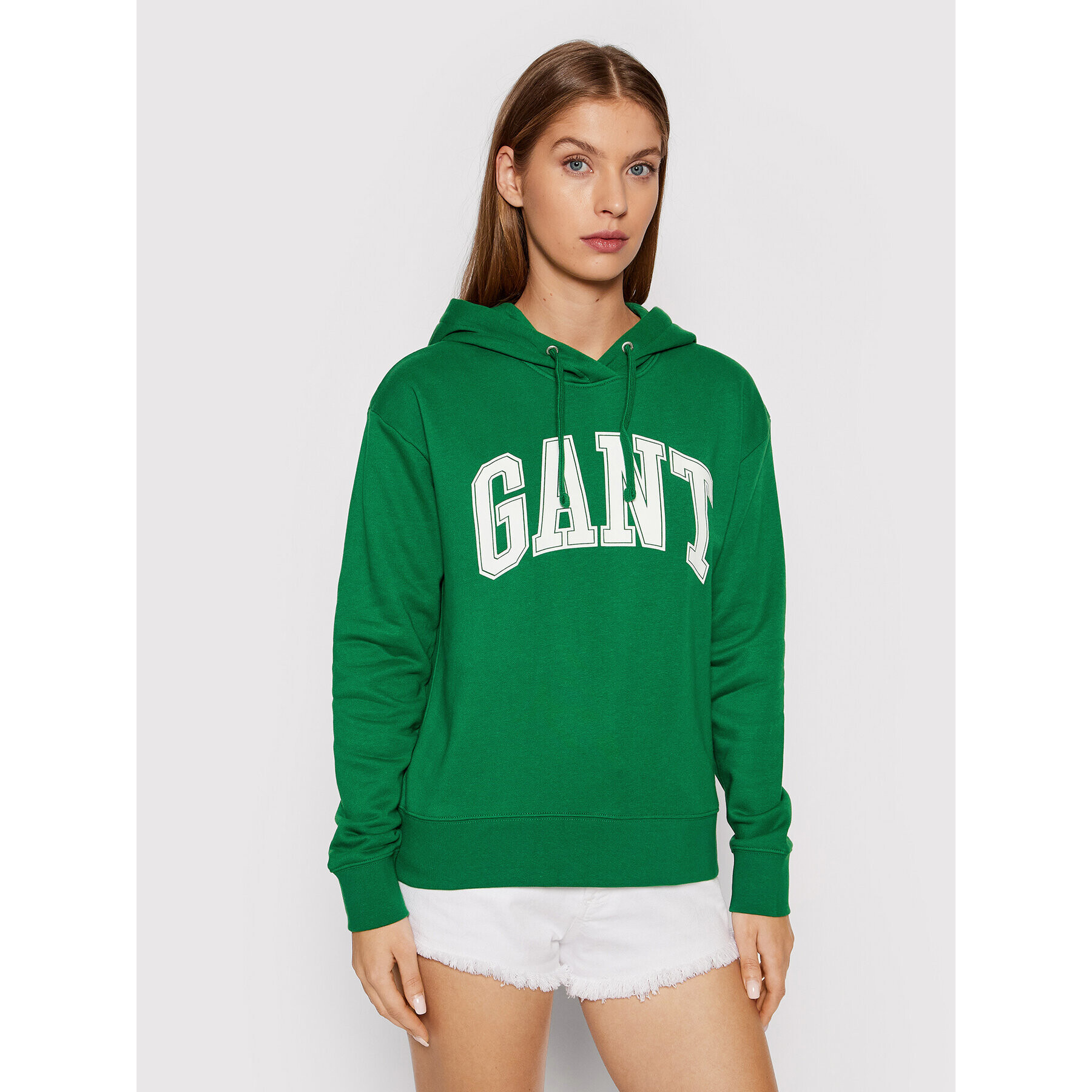 Gant Суитшърт Md.Fall 4200635 Зелен Regular Fit - Pepit.bg