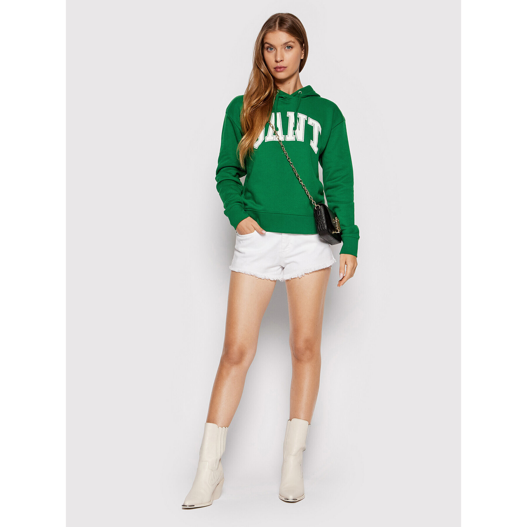 Gant Суитшърт Md.Fall 4200635 Зелен Regular Fit - Pepit.bg