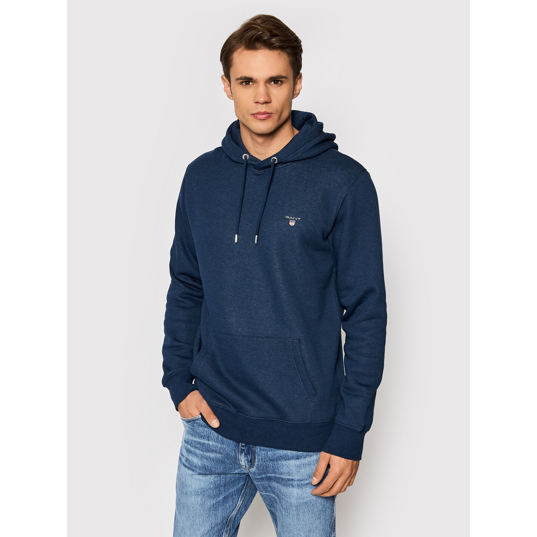 Gant Суитшърт Original 2047017 Тъмносин Regular Fit - Pepit.bg