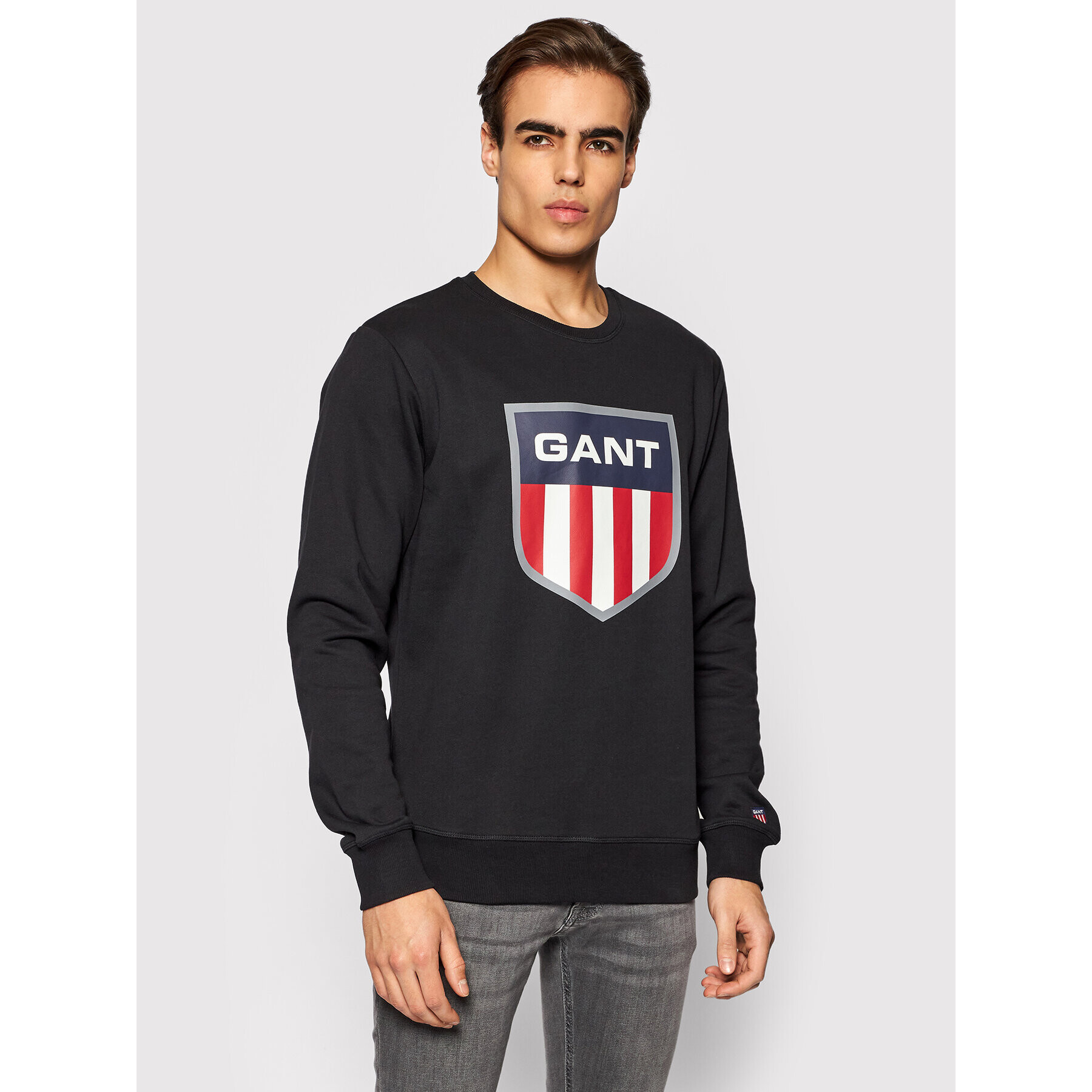 Gant Суитшърт Retro Shield 2046085 Тъмносин Regular Fit - Pepit.bg