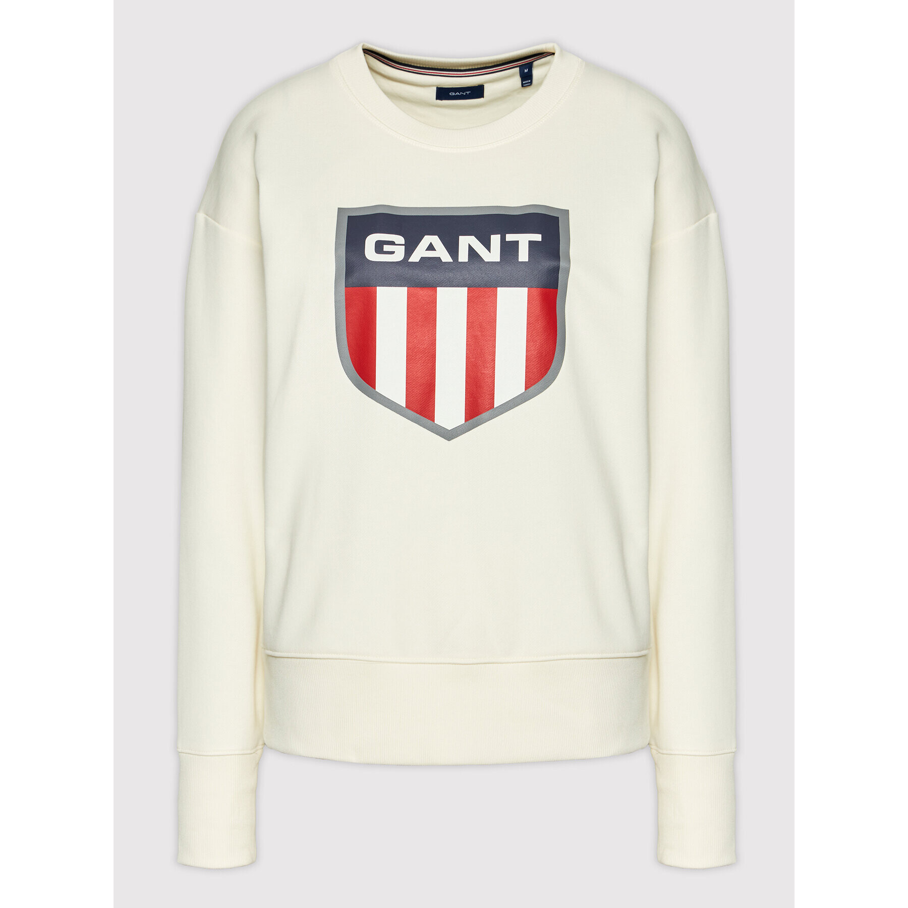 Gant Суитшърт Retro Shield 4204562 Бежов Relaxed Fit - Pepit.bg