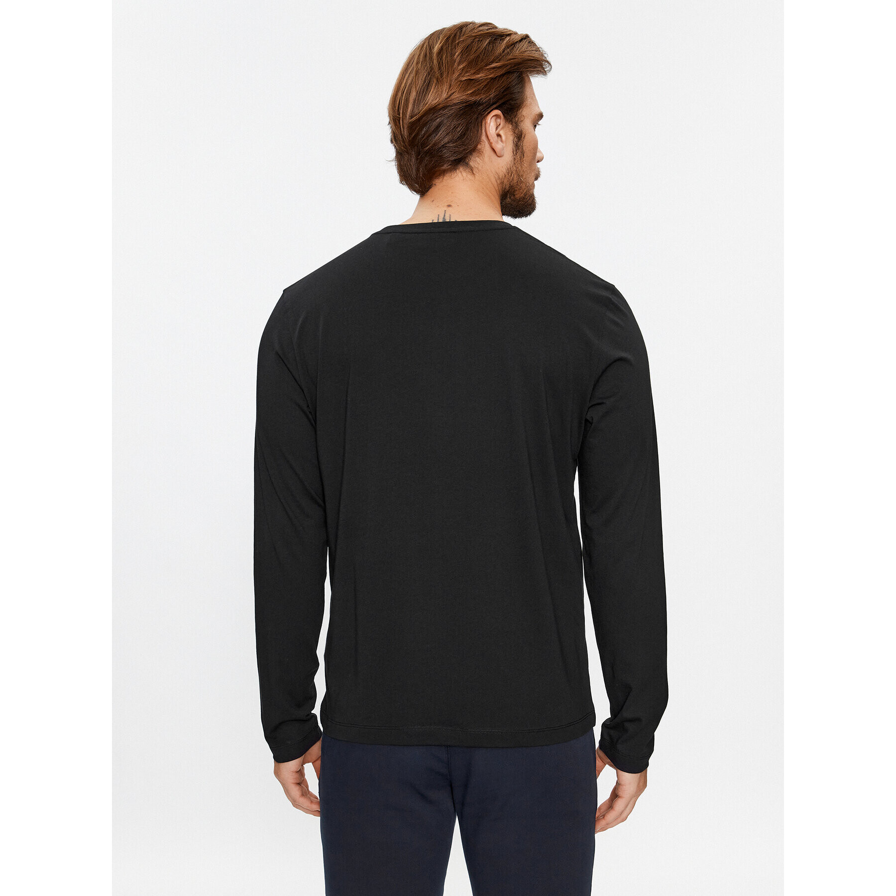 Gant Тениска с дълъг ръкав Reg Medium Archive Shield 2004058 Черен Regular Fit - Pepit.bg