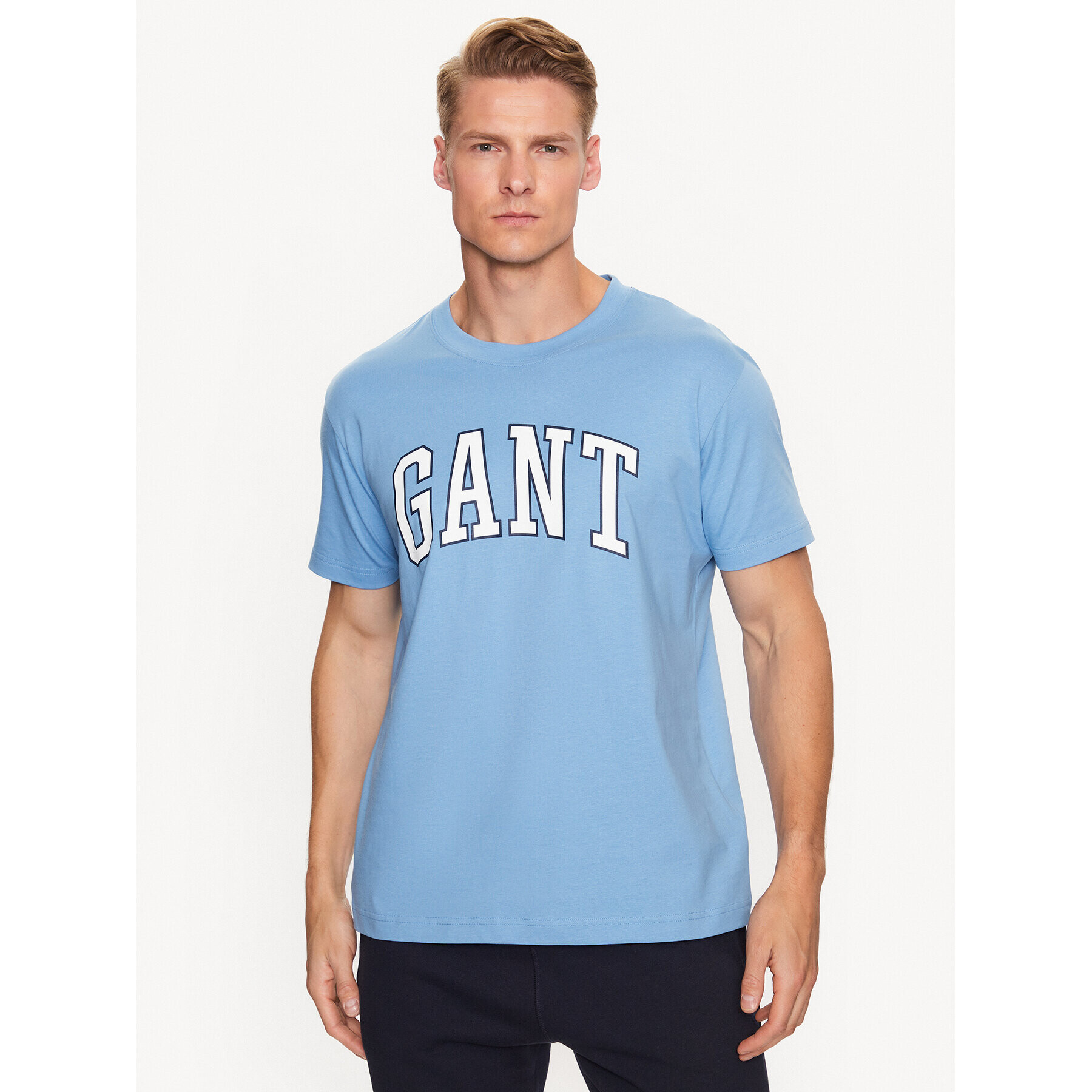 Gant Тишърт 2003181 Син Regular Fit - Pepit.bg