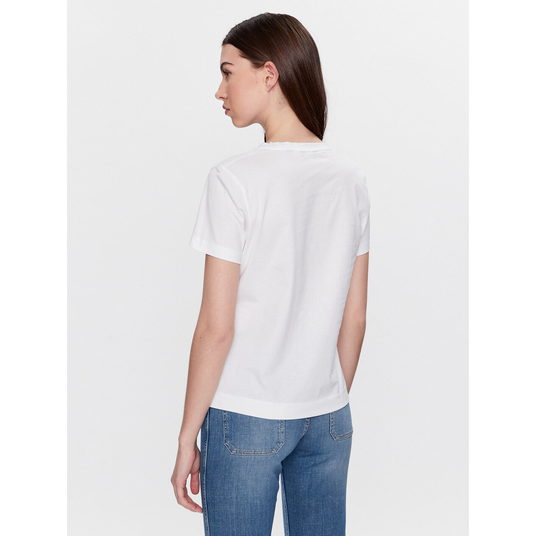 Gant Тишърт 4200440 Бял Regular Fit - Pepit.bg