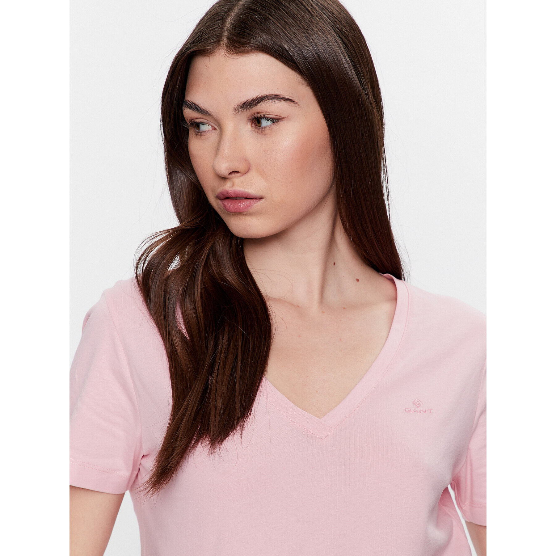 Gant Тишърт 4200440 Розов Regular Fit - Pepit.bg