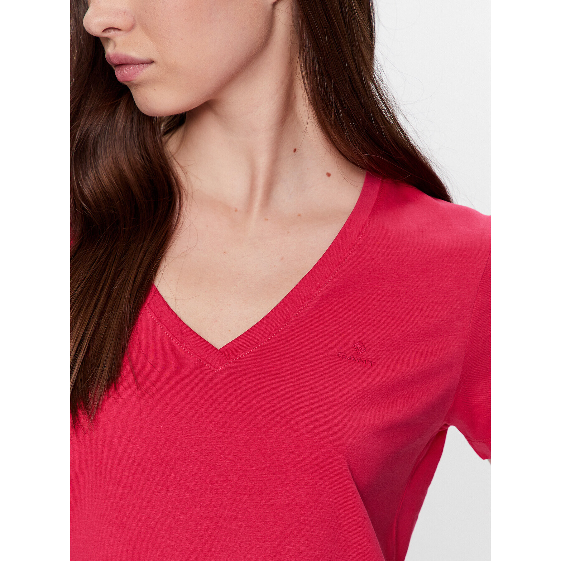 Gant Тишърт 4200440 Розов Regular Fit - Pepit.bg