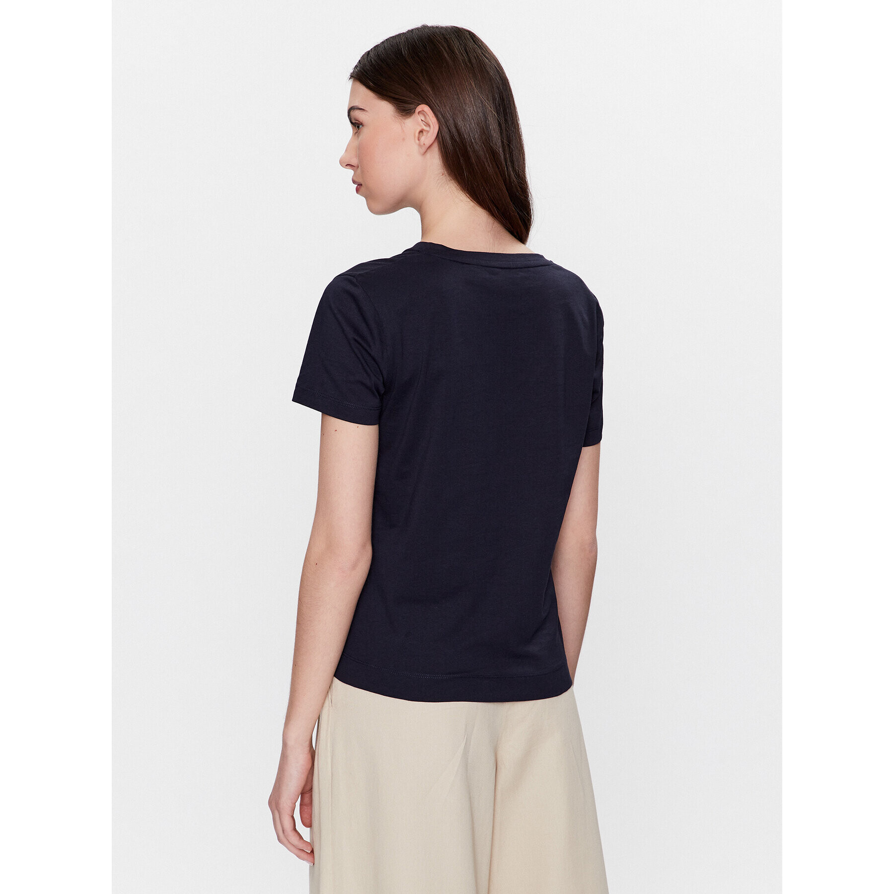 Gant Тишърт 4200440 Тъмносин Regular Fit - Pepit.bg