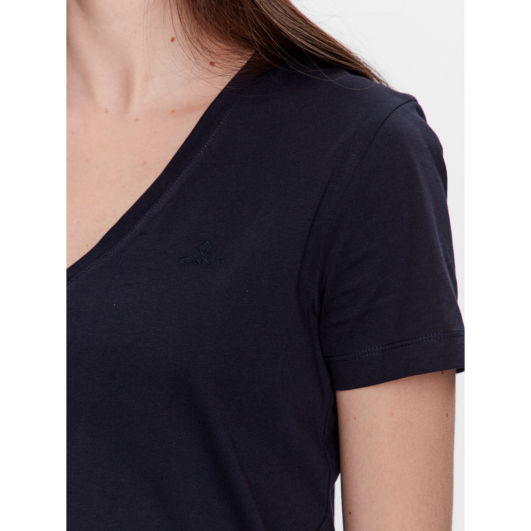 Gant Тишърт 4200440 Тъмносин Regular Fit - Pepit.bg