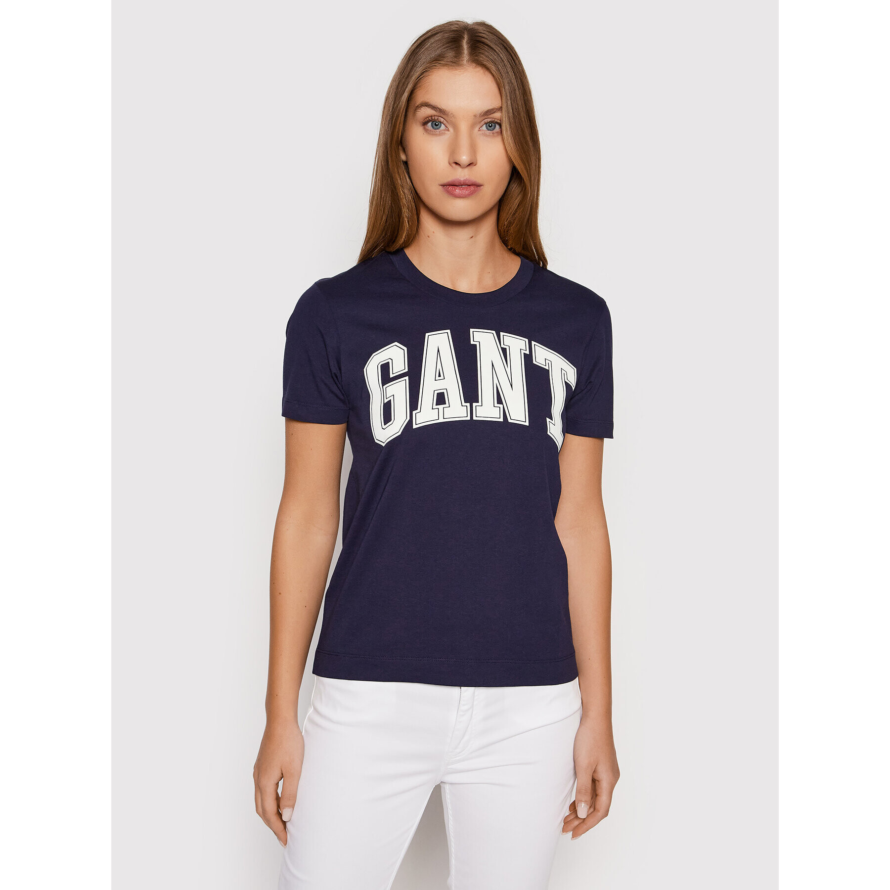 Gant Тишърт Md. Fall 4200221 Тъмносин Regular Fit - Pepit.bg