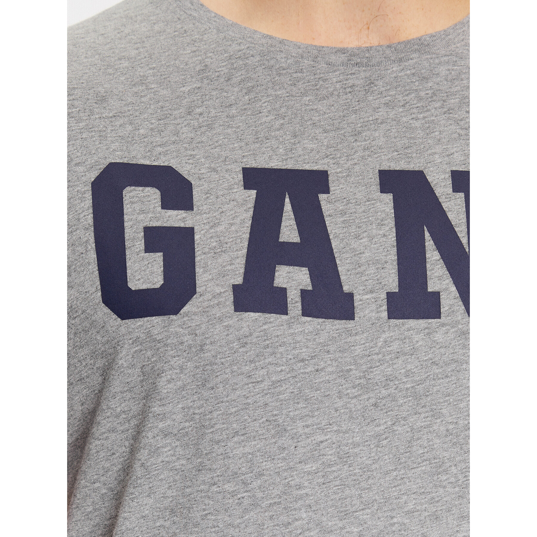 Gant Тишърт Md. Ss 2003213 Сив Regular Fit - Pepit.bg