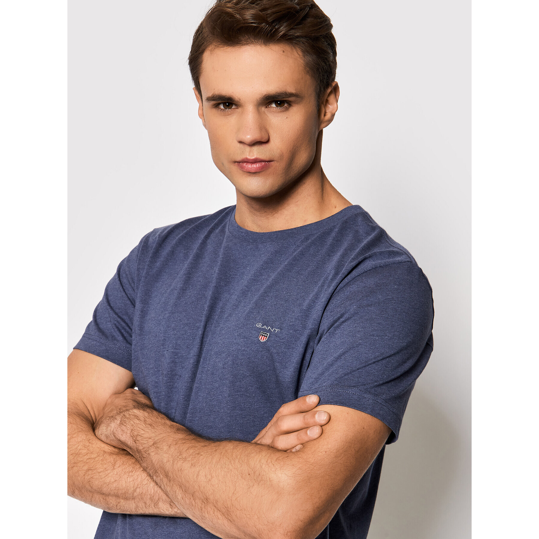 Gant Тишърт Original 234100 Тъмносин Regular Fit - Pepit.bg