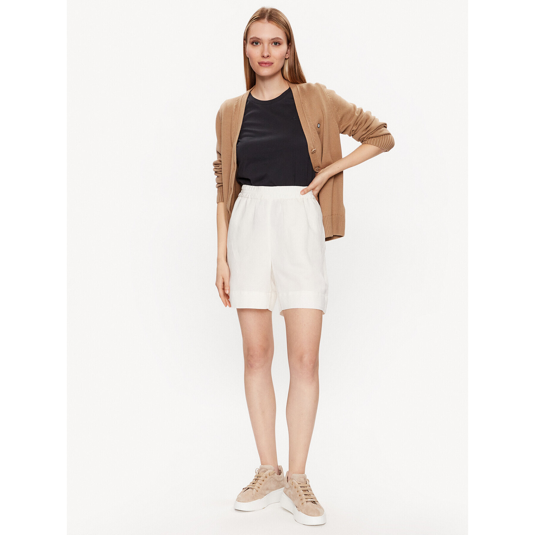 Gant Тишърт Original 4200433 Черен Regular Fit - Pepit.bg