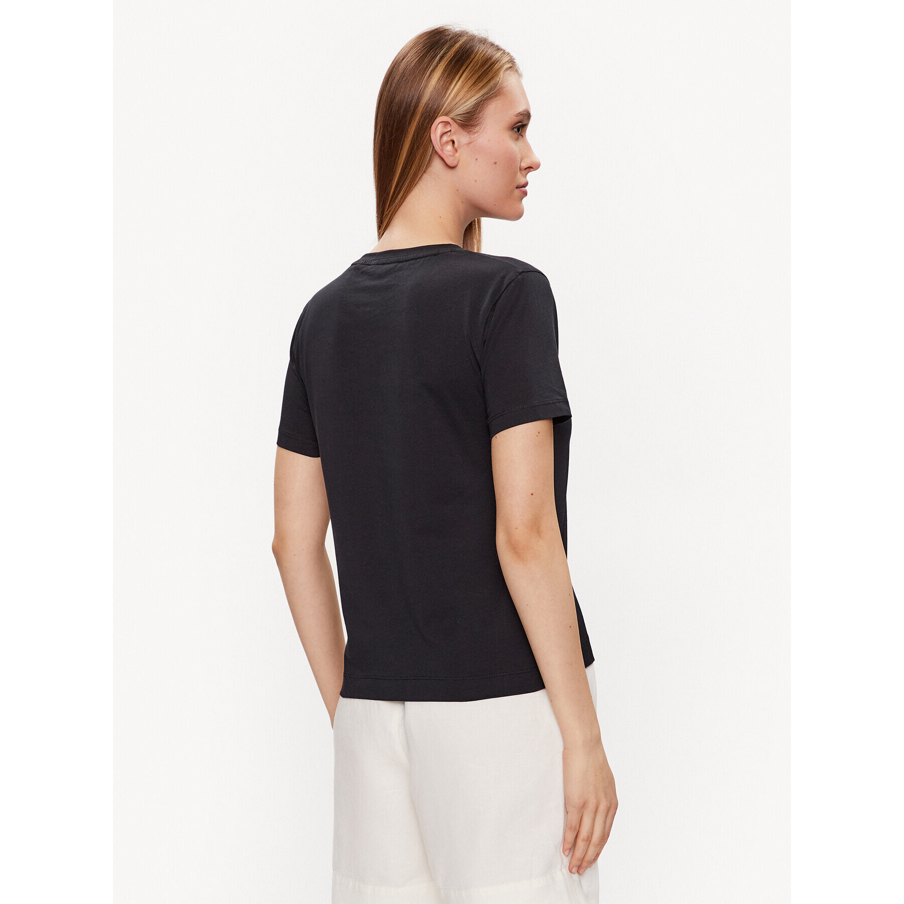Gant Тишърт Original 4200433 Черен Regular Fit - Pepit.bg