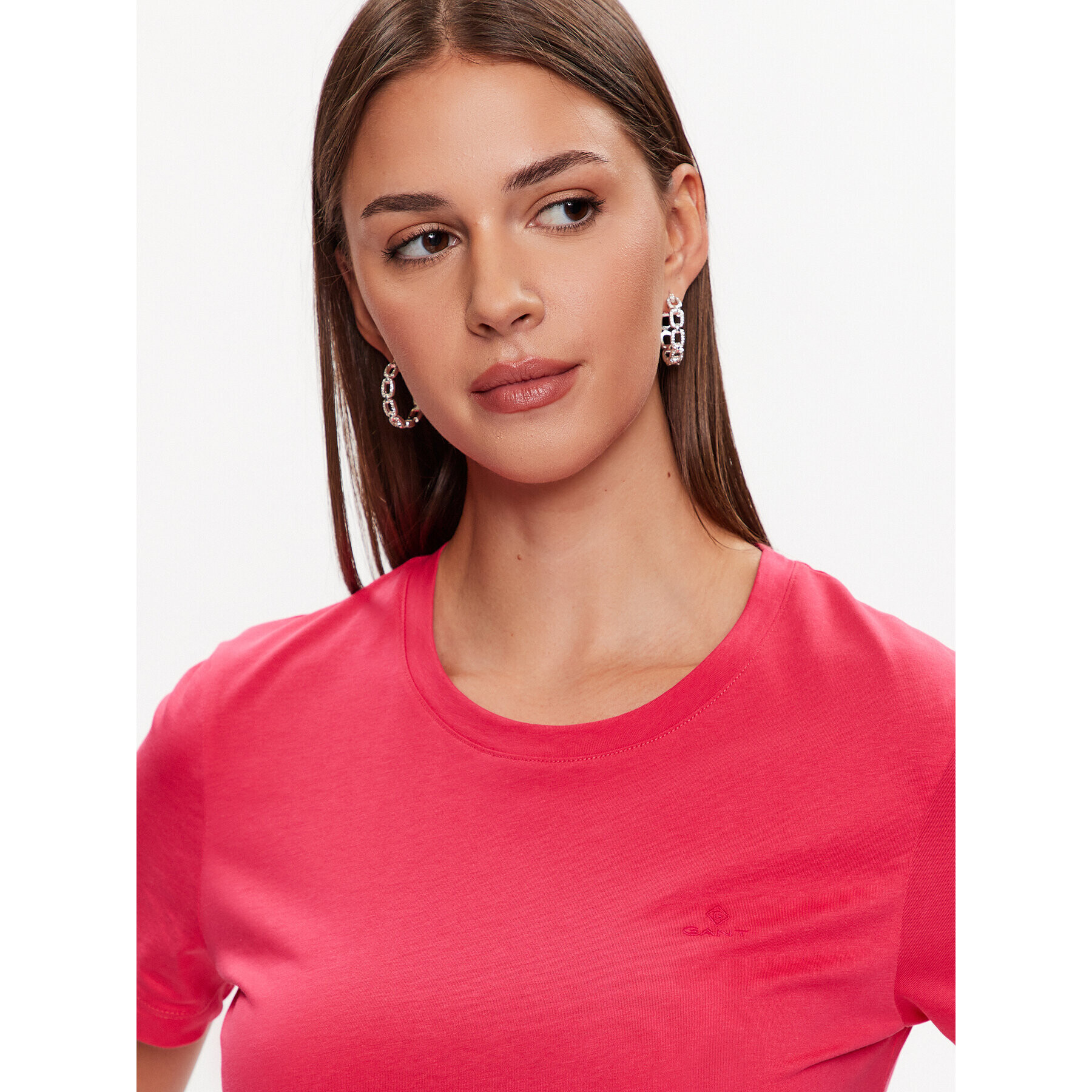 Gant Тишърт Original 4200433 Розов Regular Fit - Pepit.bg