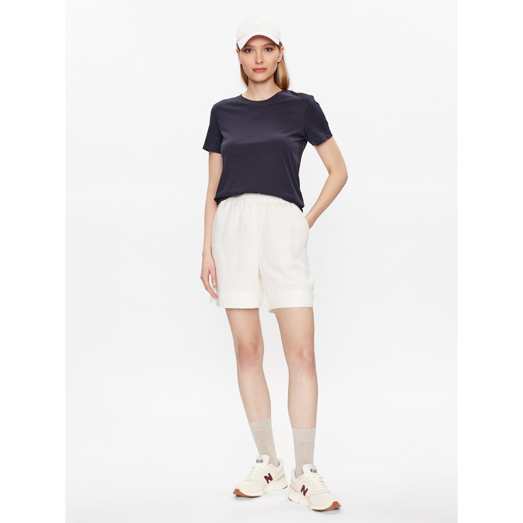 Gant Тишърт Original 4200433 Тъмносин Regular Fit - Pepit.bg