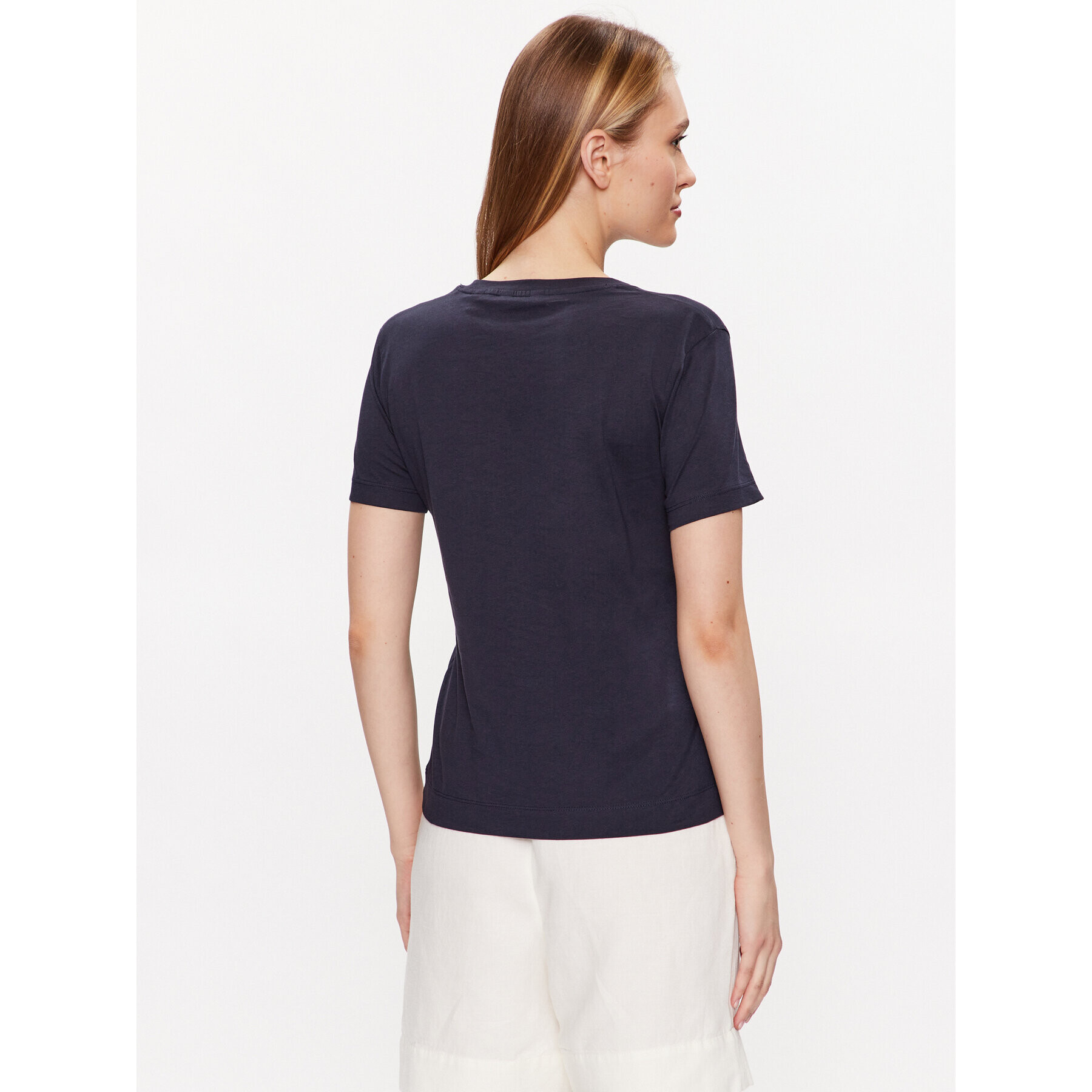 Gant Тишърт Original 4200433 Тъмносин Regular Fit - Pepit.bg