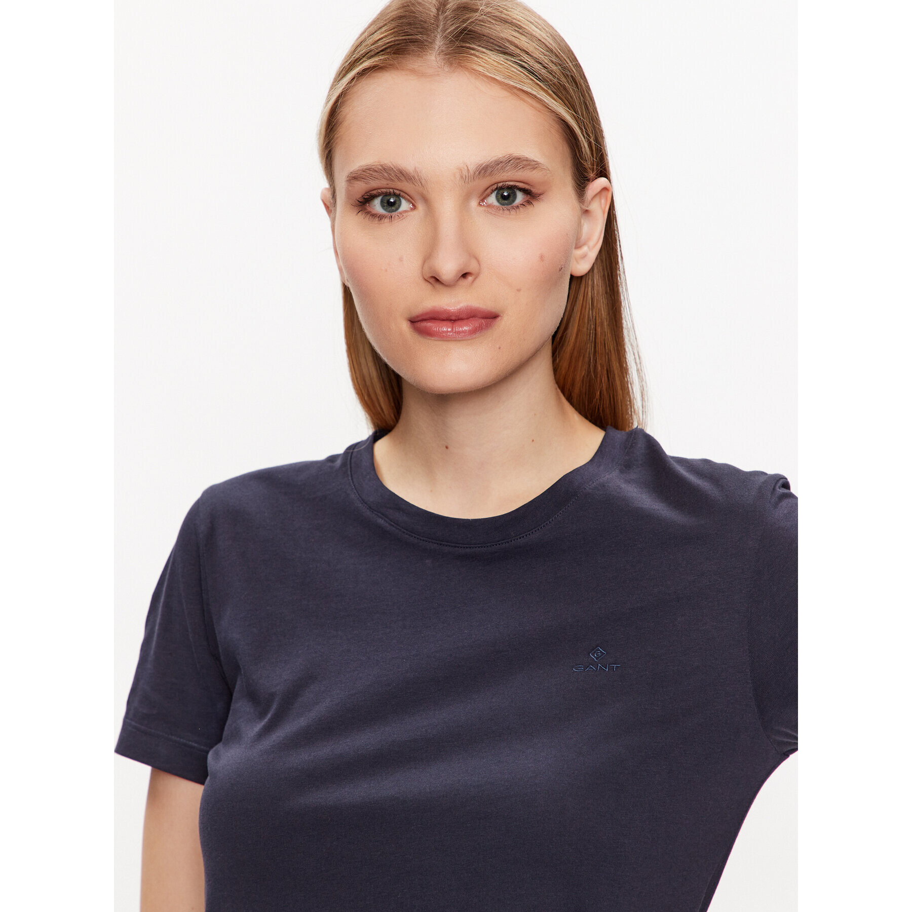 Gant Тишърт Original 4200433 Тъмносин Regular Fit - Pepit.bg