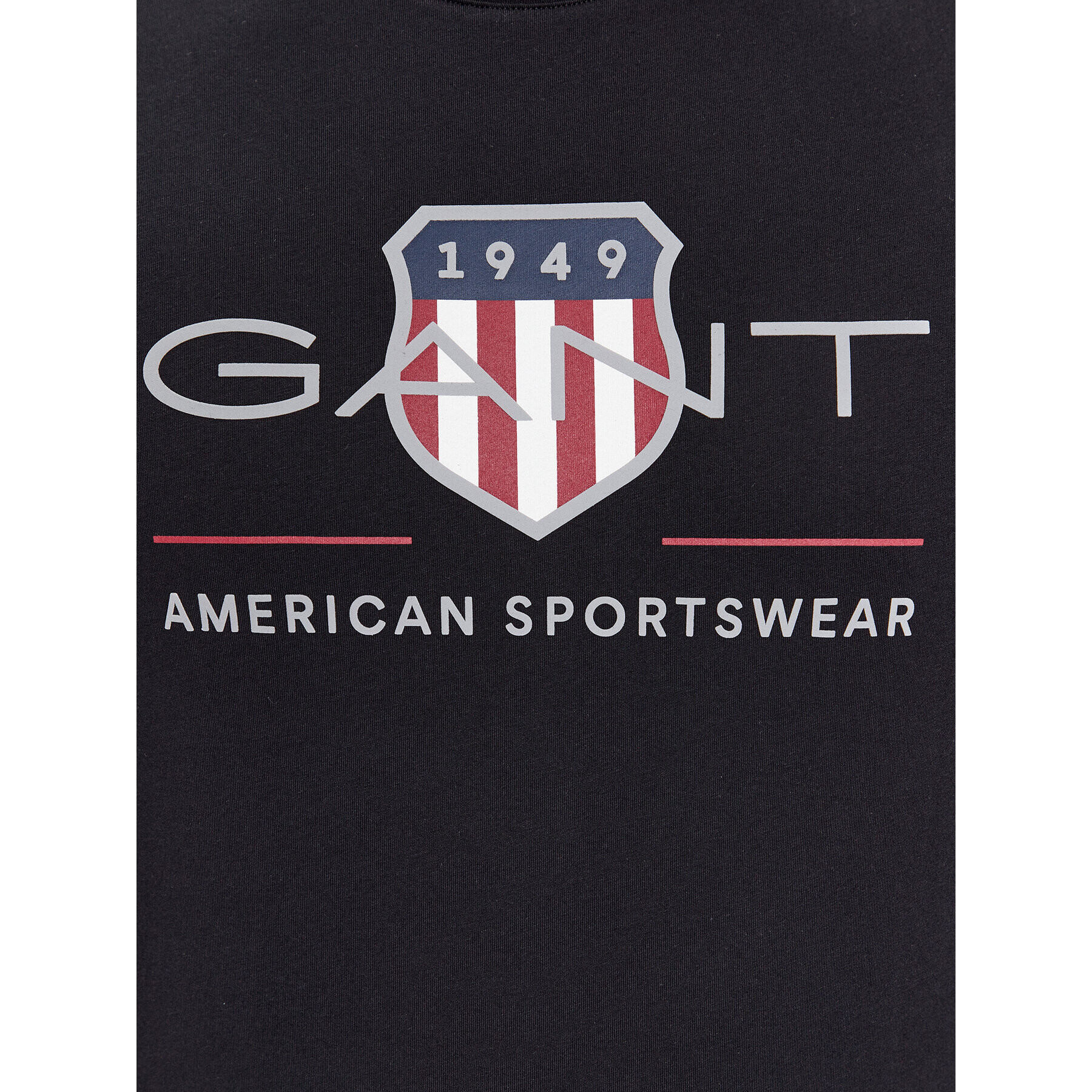 Gant Тишърт Reg Archive Shield Ss 2003199 Черен Regular Fit - Pepit.bg