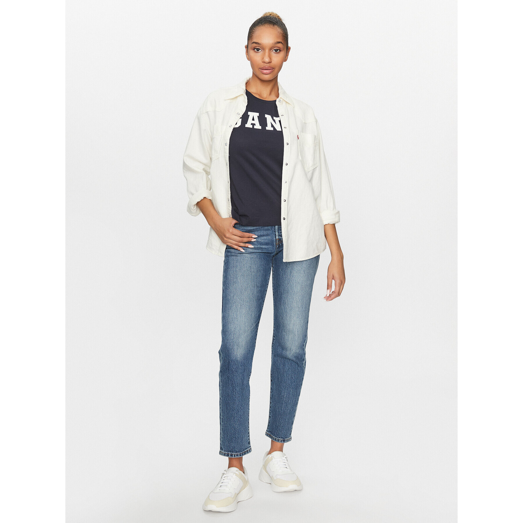 Gant Тишърт Reg Graphic Ss 4200741 Тъмносин Regular Fit - Pepit.bg