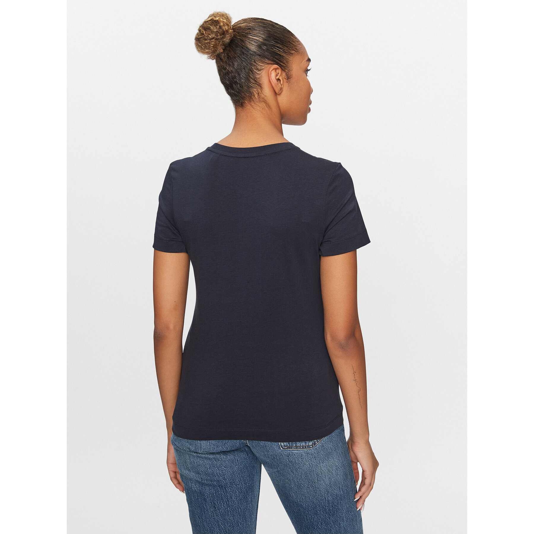 Gant Тишърт Reg Graphic Ss 4200741 Тъмносин Regular Fit - Pepit.bg