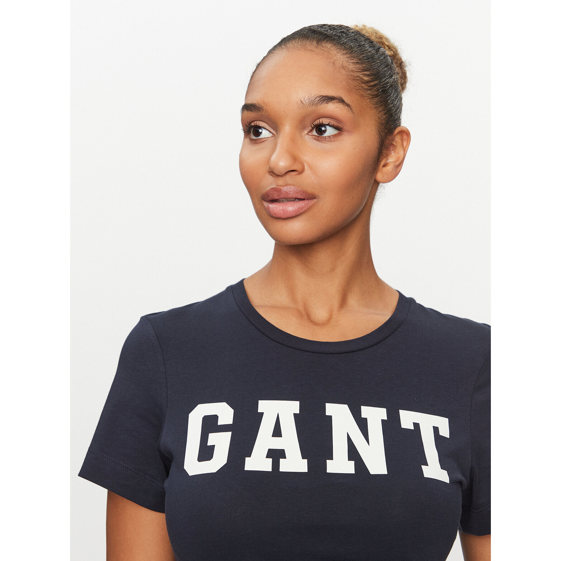 Gant Тишърт Reg Graphic Ss 4200741 Тъмносин Regular Fit - Pepit.bg