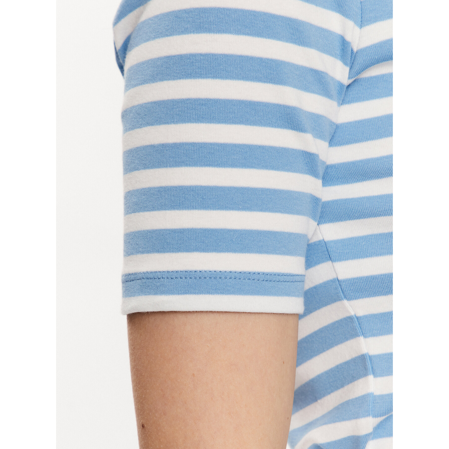 Gant Тишърт Striped 4203432 Син Slim Fit - Pepit.bg