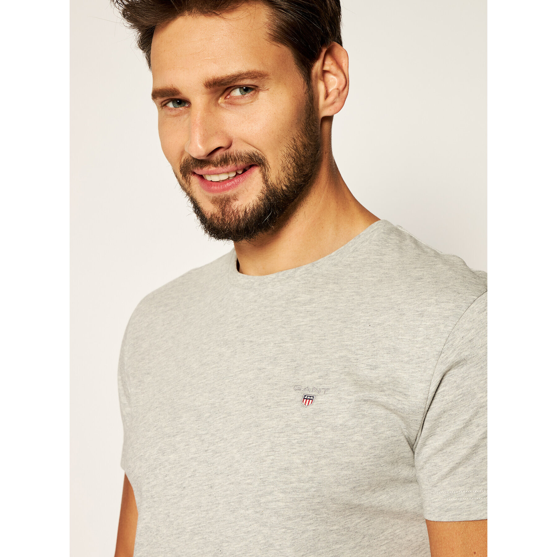 Gant Тишърт The Original 234100 Сив Regular Fit - Pepit.bg