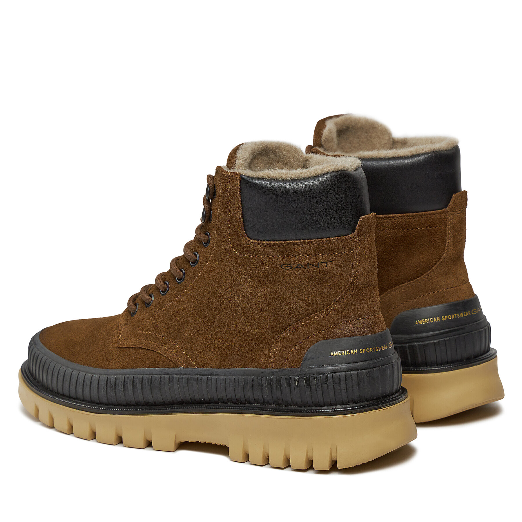 Gant Зимни обувки Nebrada Mid Boot 27643360 Кафяв - Pepit.bg