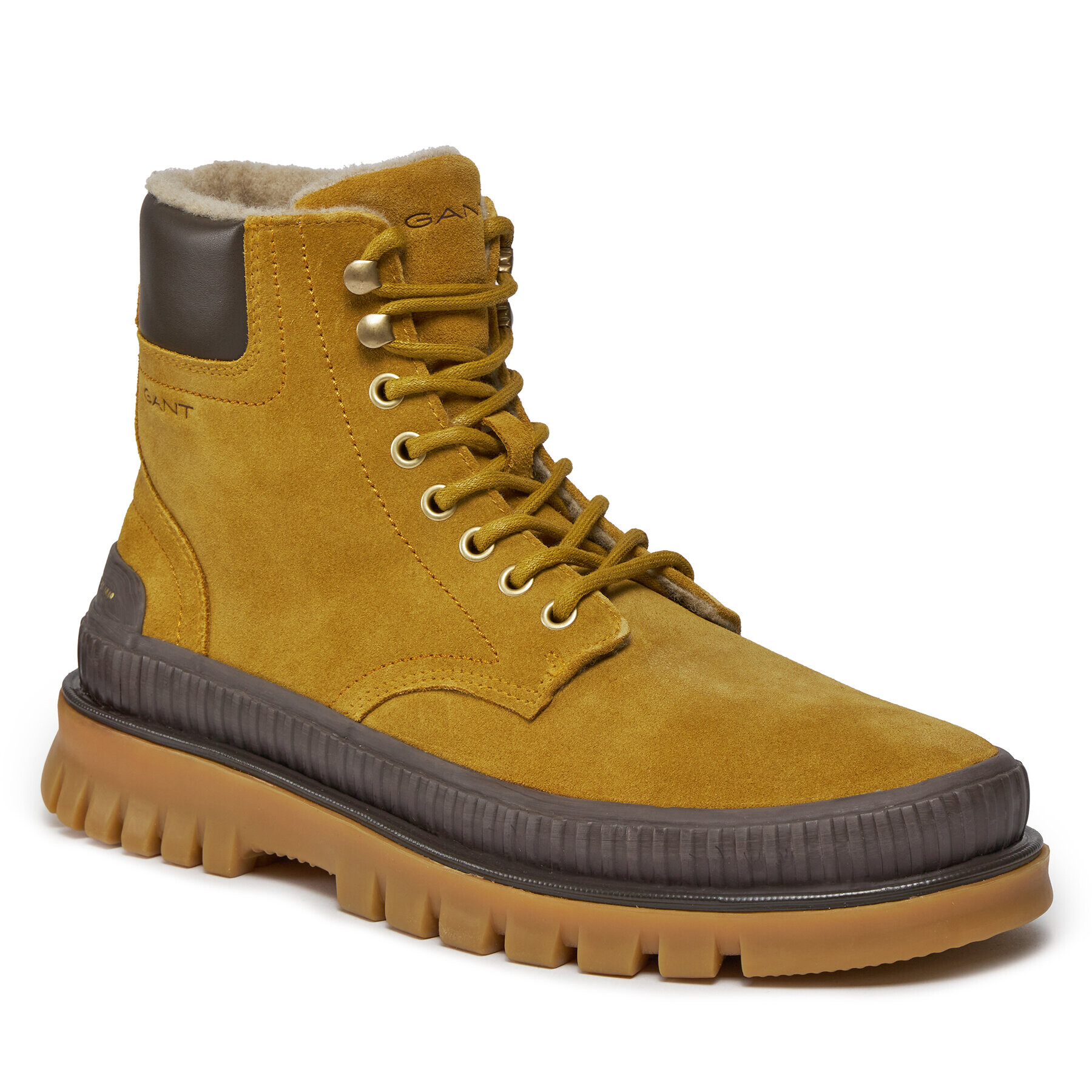 Gant Зимни обувки Nebrada Mid Boot 27643360 Жълт - Pepit.bg