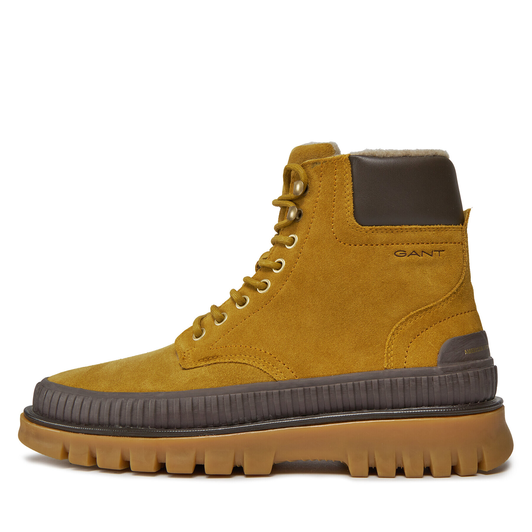 Gant Зимни обувки Nebrada Mid Boot 27643360 Жълт - Pepit.bg