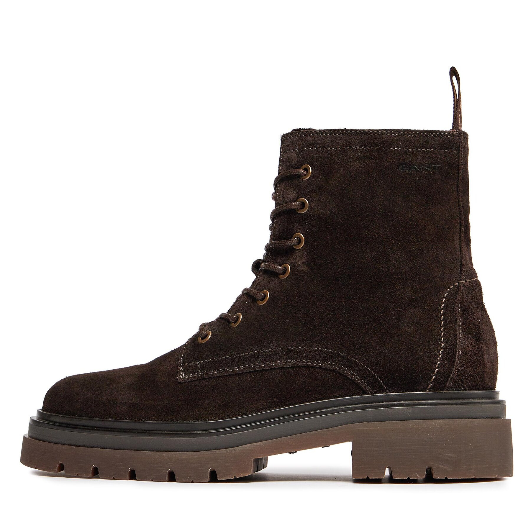 Gant Зимни обувки Ramzee Mid Lace Boot 27683423 Кафяв - Pepit.bg