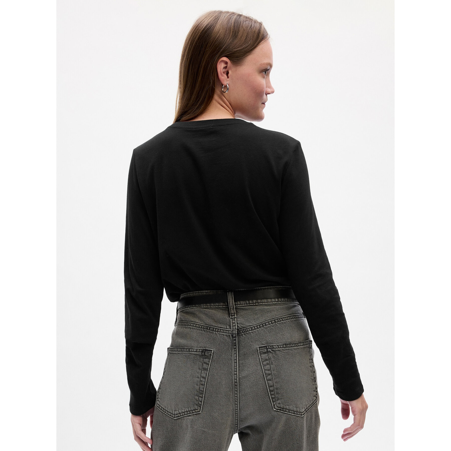 Gap Блуза 831228-02 Черен Relaxed Fit - Pepit.bg