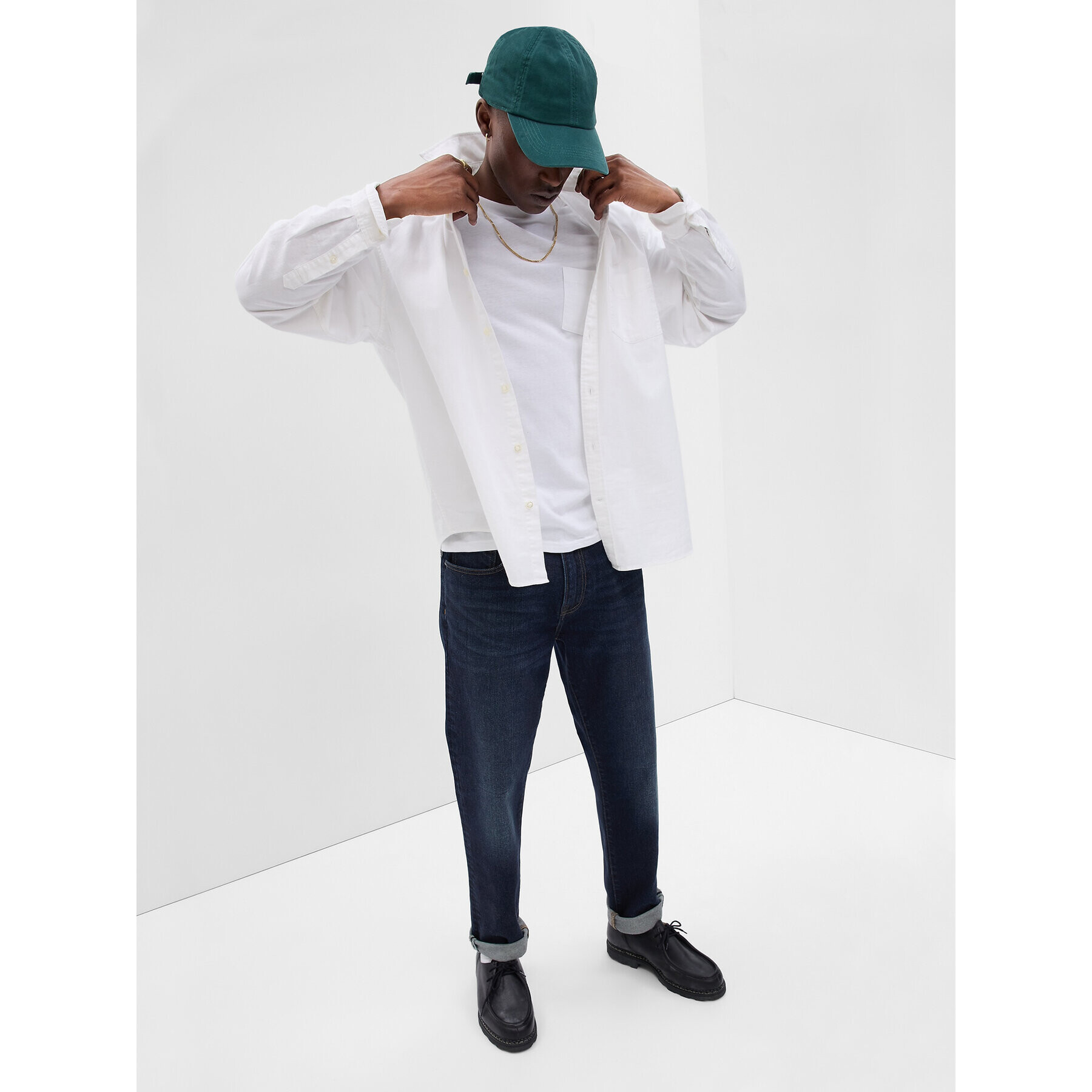 Gap Дънки 709153-00 Тъмносин Regular Fit - Pepit.bg