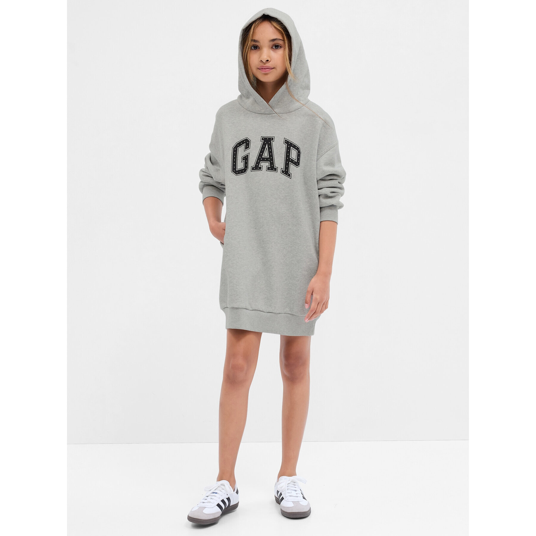 Gap Ежедневна рокля 741076-00 Сив Regular Fit - Pepit.bg