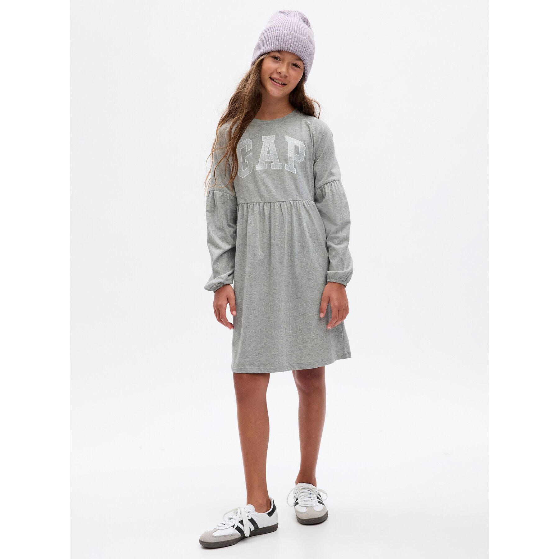 Gap Ежедневна рокля 793146-01 Сив Regular Fit - Pepit.bg