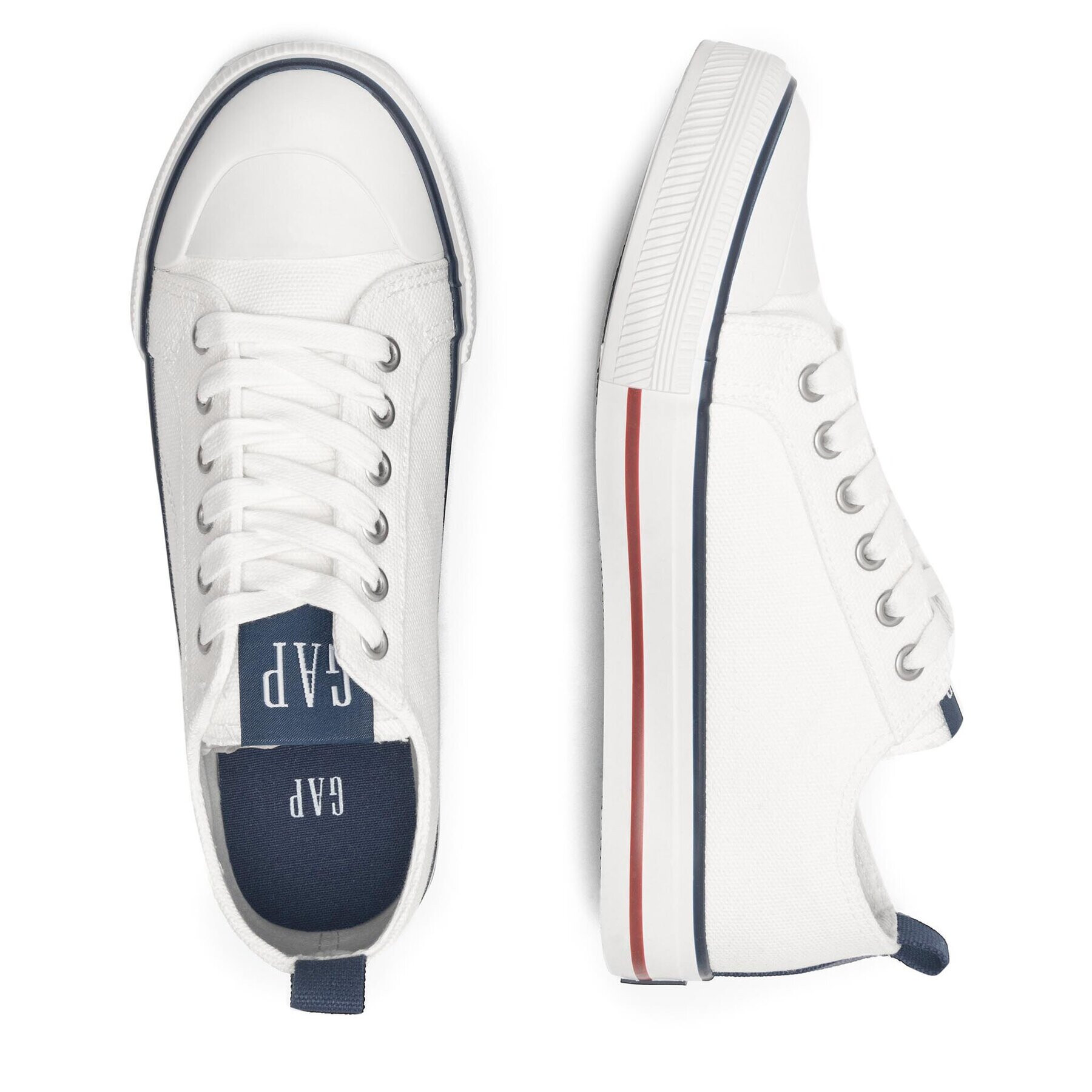 Gap Кецове GAL001F5TWWHITGP Бял - Pepit.bg