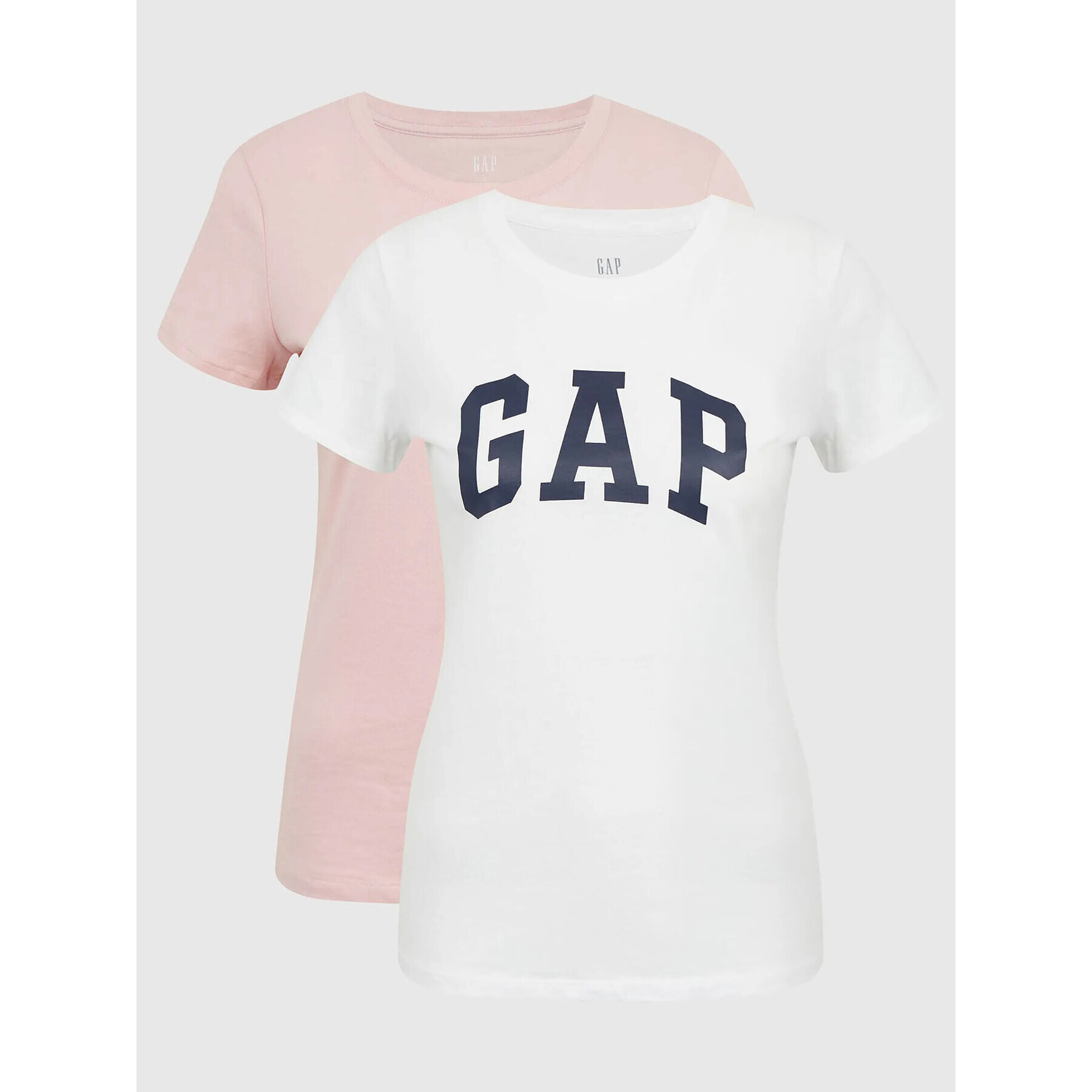 Gap Комплект 2 тишъртки 548683-02 Розов Regular Fit - Pepit.bg