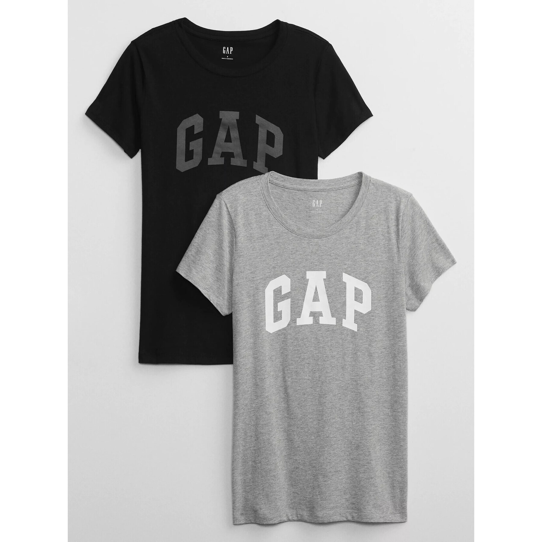 Gap Комплект 2 тишъртки 548683-05 Сив Regular Fit - Pepit.bg